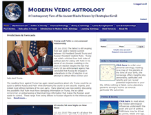 Tablet Screenshot of modernvedicastrology.com